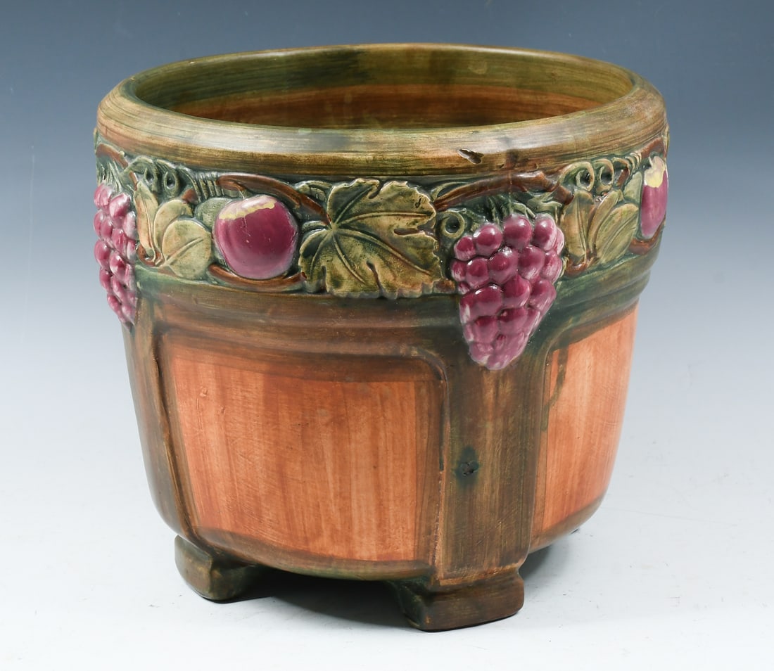 WELLER POTTERY FLEMISH JARDINIERE (1 of 4)