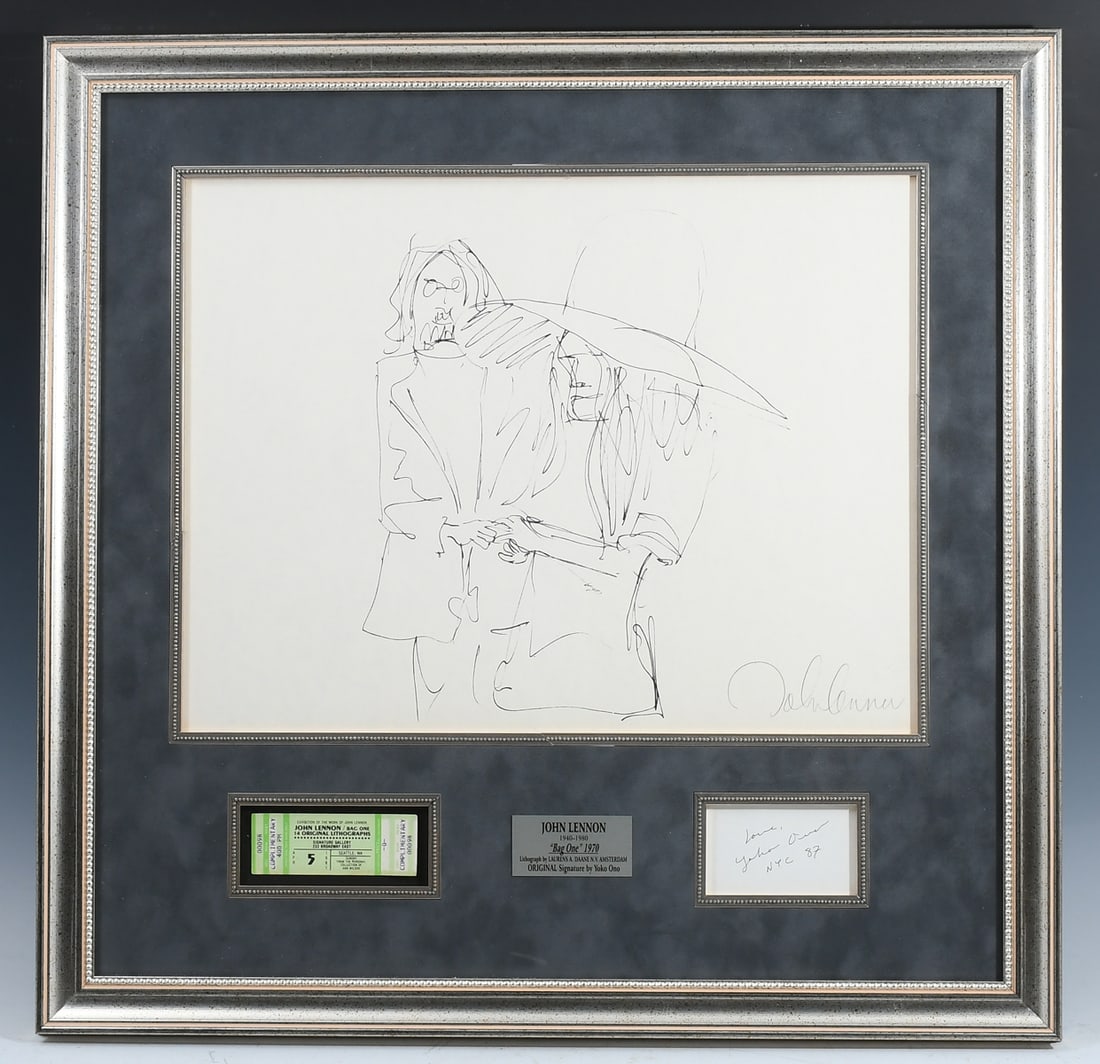 JOHN LENNON “EXCHANGE OF RINGS" LITHOGRAPH (1 of 7)
