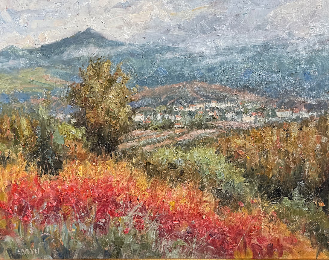 EUGENE PAPROCKI "ESTEPONA" PAINTING (1 of 6)