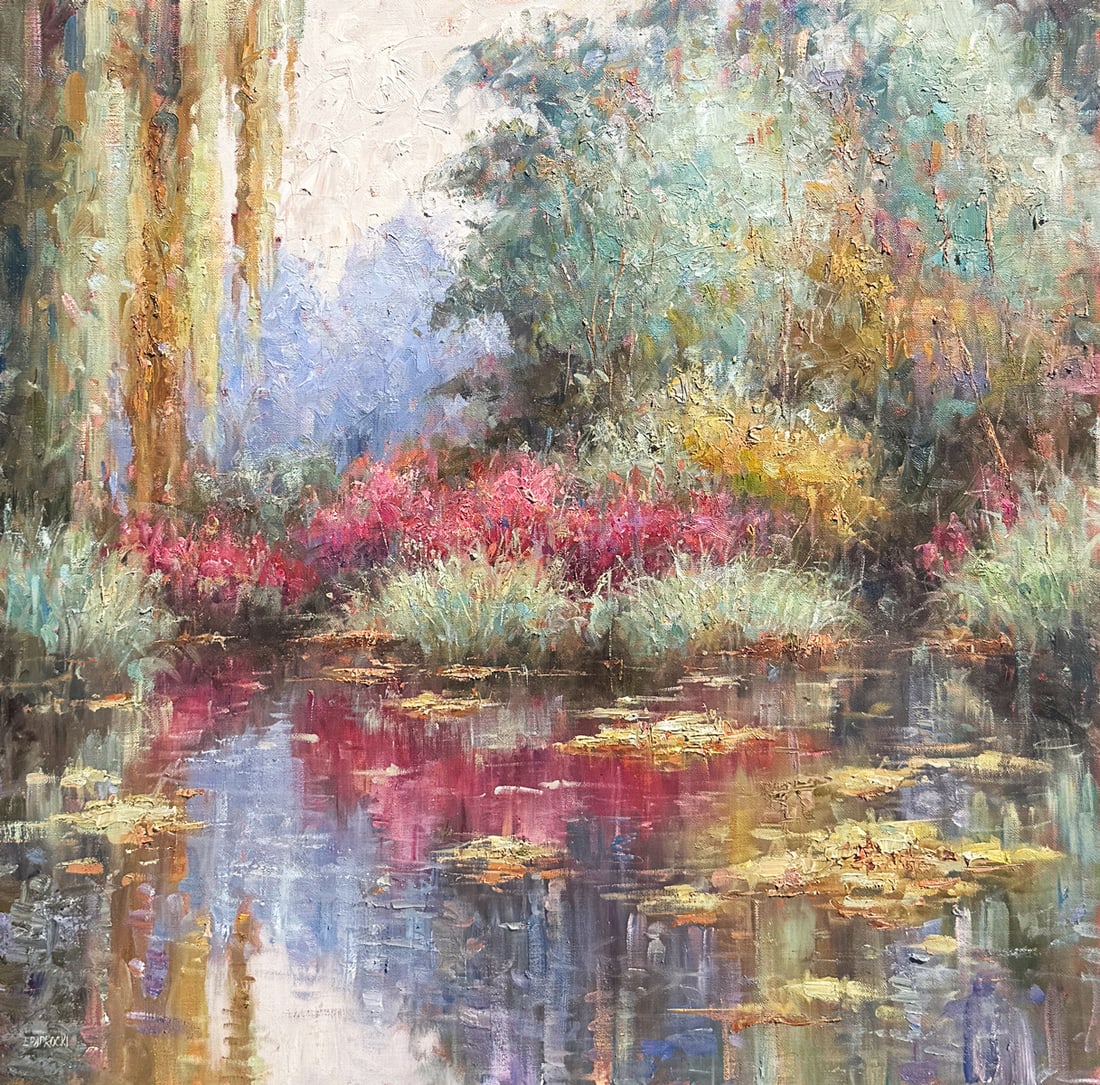 PAPROSKY "GIVERNY" POND IN MONET'S GARDEN (1 of 4)