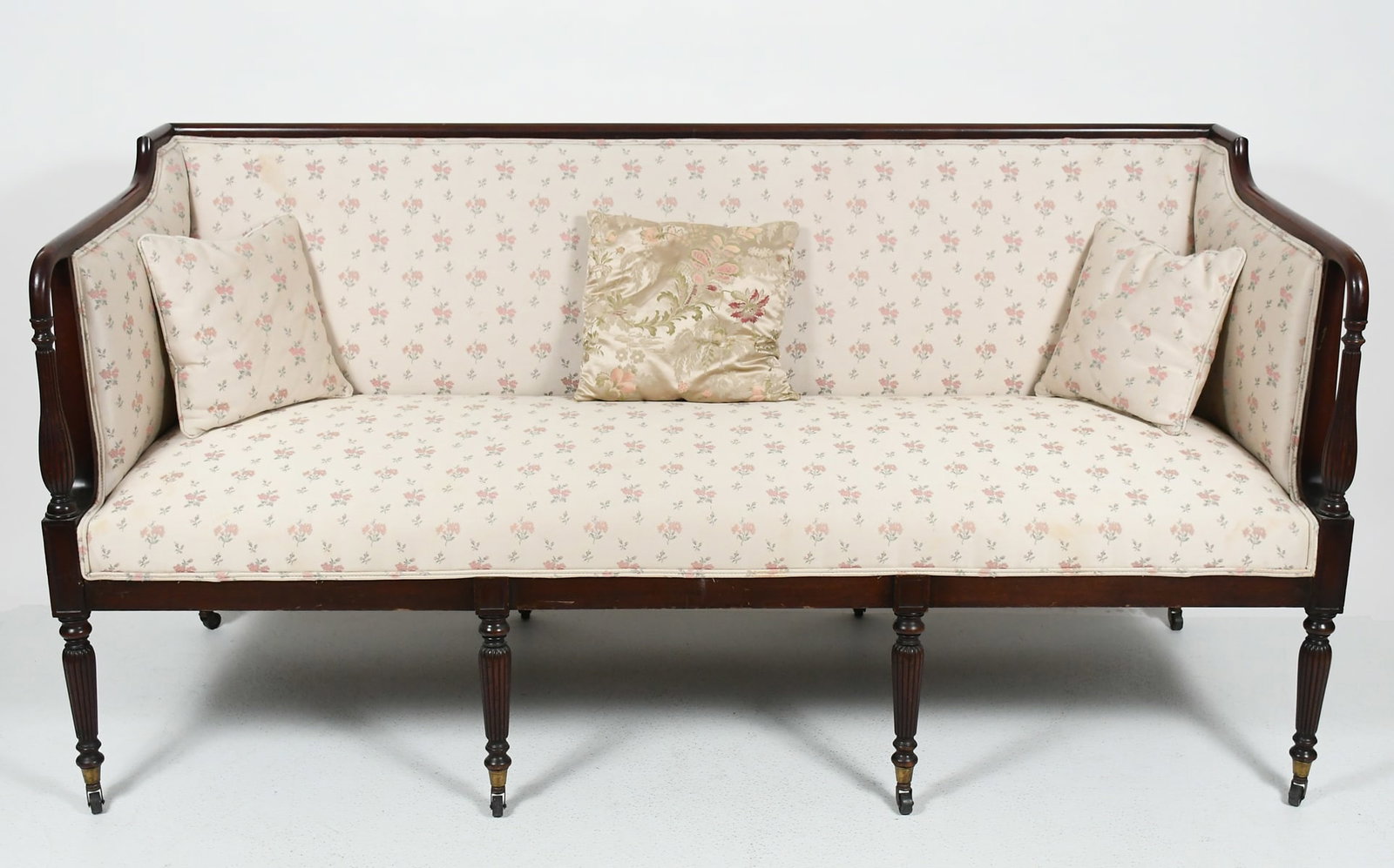 SHERATON MAHOGANY SETTEE/SOFA (1 of 5)
