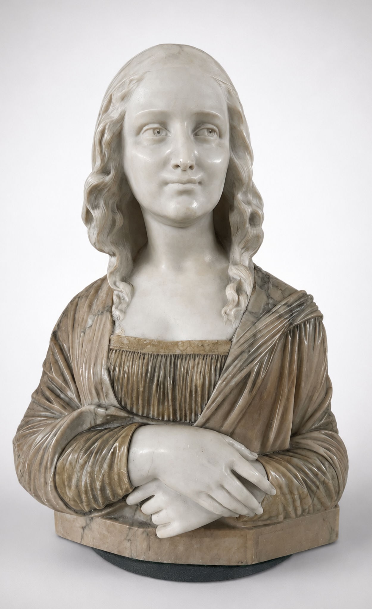 BESSI MONA LISA MARBLE BUST (1 of 1)