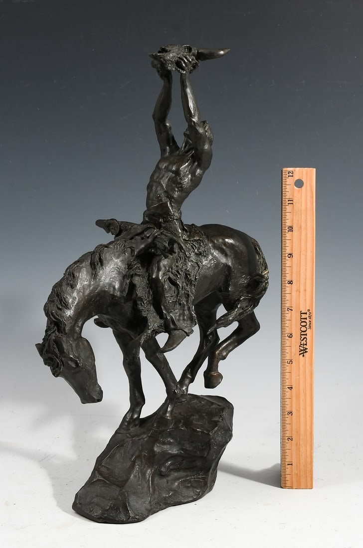 NATIVE AMERICAN BRONZE PRAYER TO THE HEALING SPIRIT (1 of 4)