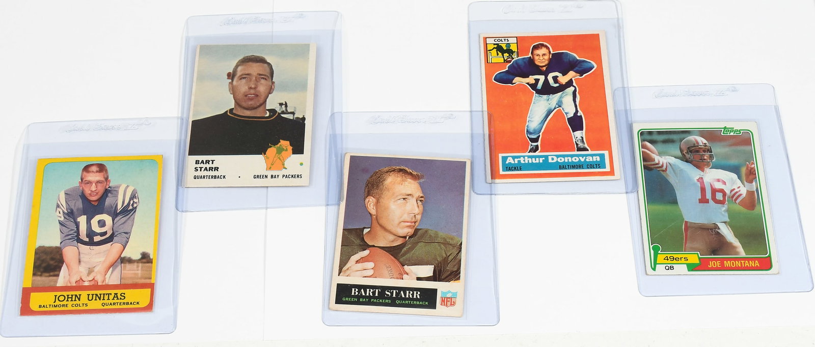 5PC. FOOTBALL TRADING CARD LOT (1 of 5)
