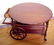 1011: MAHOGANY DROP-LEAF TEA CART - 2