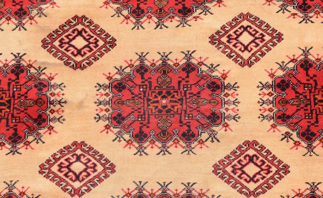 BOKHARA HAND KNOTTED RUG 7 X 9 - 2