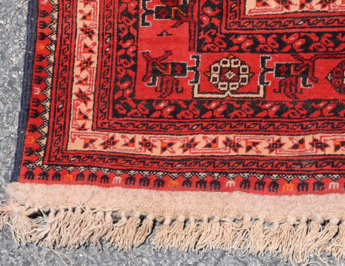 BOKHARA HAND KNOTTED RUG 7 X 9 - 3