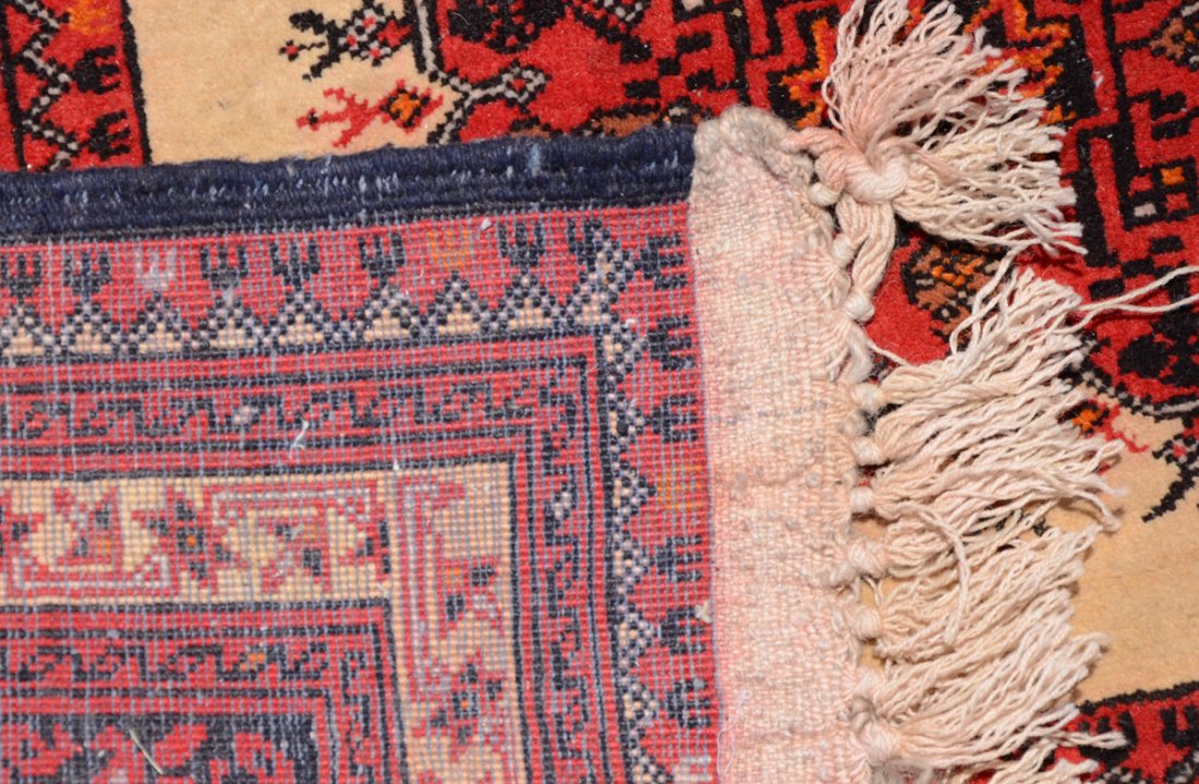 BOKHARA HAND KNOTTED RUG 7 X 9 - 4