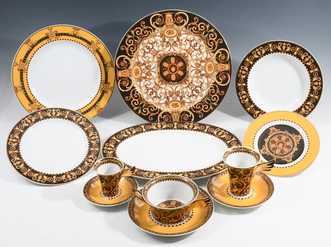 12 PC. VERSACE ROSENTHAL BAROCCO PLACE SETTING (1 of 5)