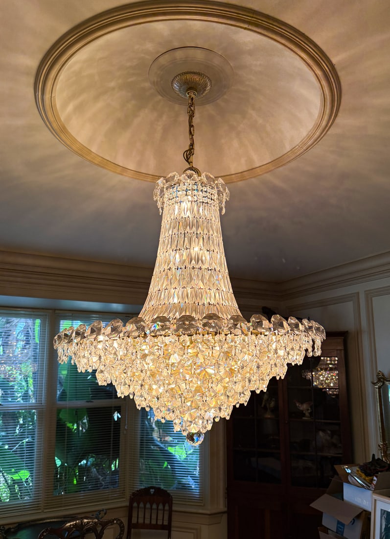 TIERED CRYSTAL CHANDELIER (1 of 1)