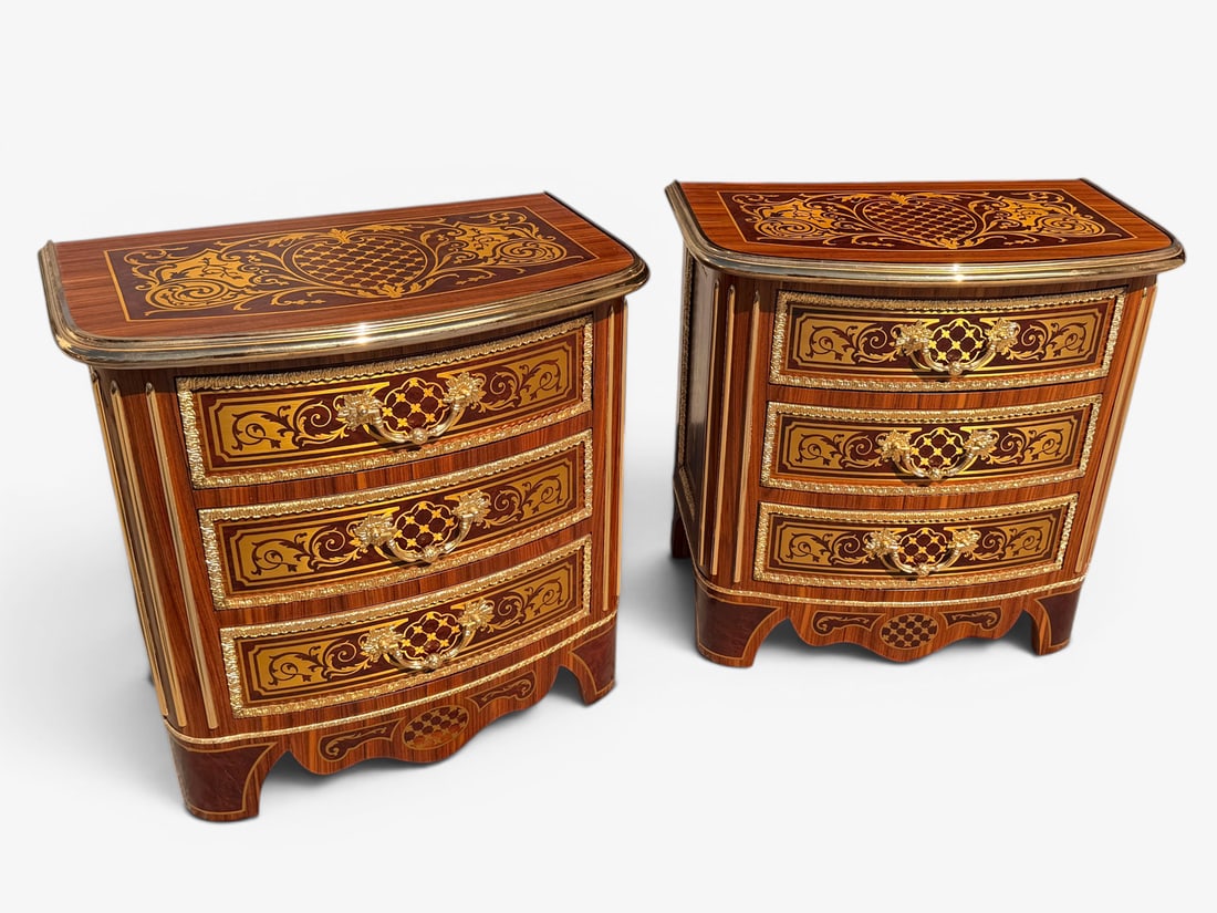 PR ITALIAN MICE VERSAILLES DESIGNER BEDSIDE CHESTS (1 of 5)