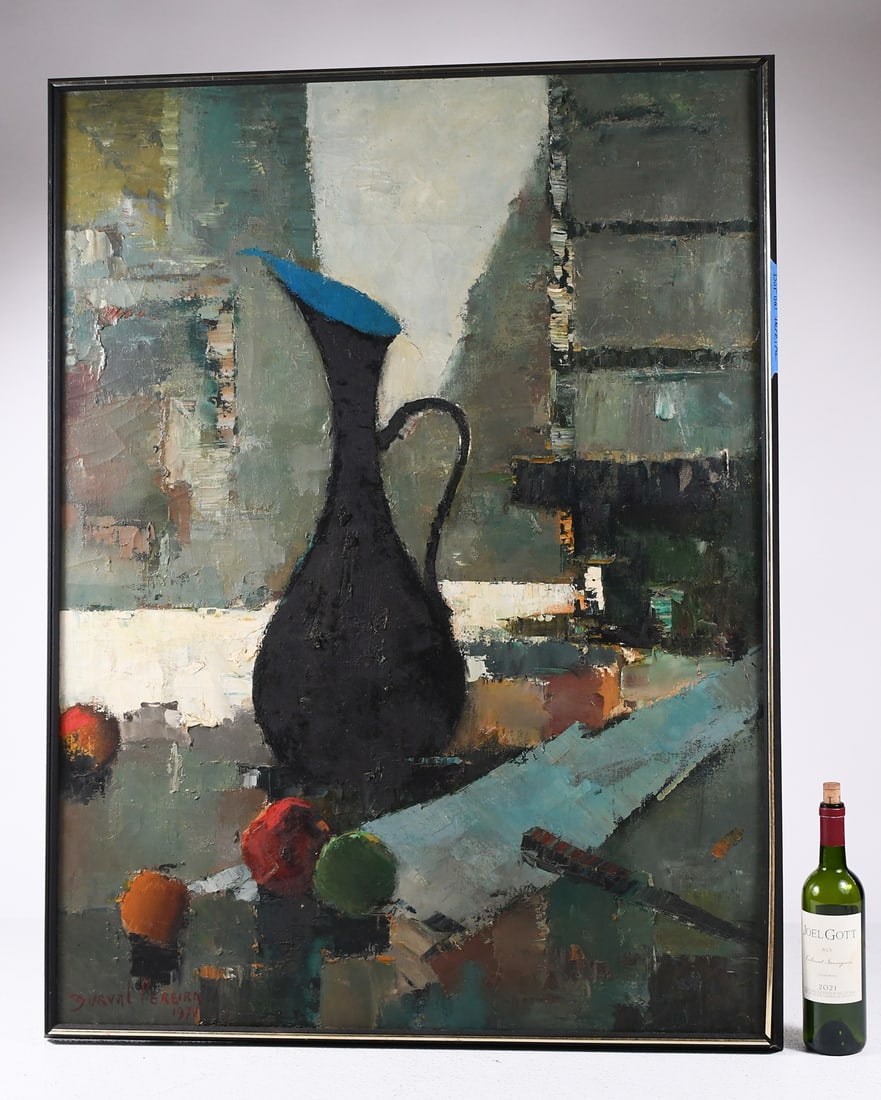 LARGE DURVAL PEREIRA STILL LIFE WITH PITCHER (1 of 5)