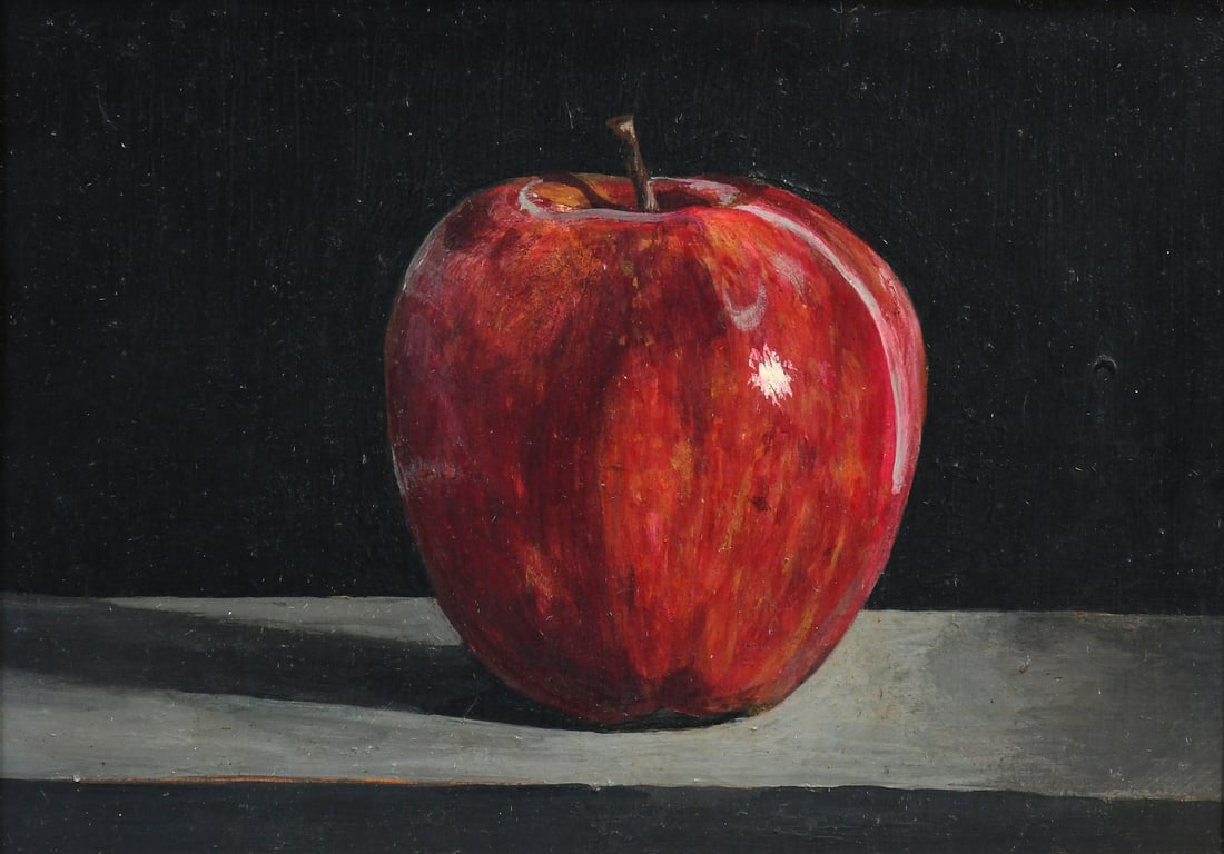 STILL LIFE W/ APPLE O/B (1 of 4)