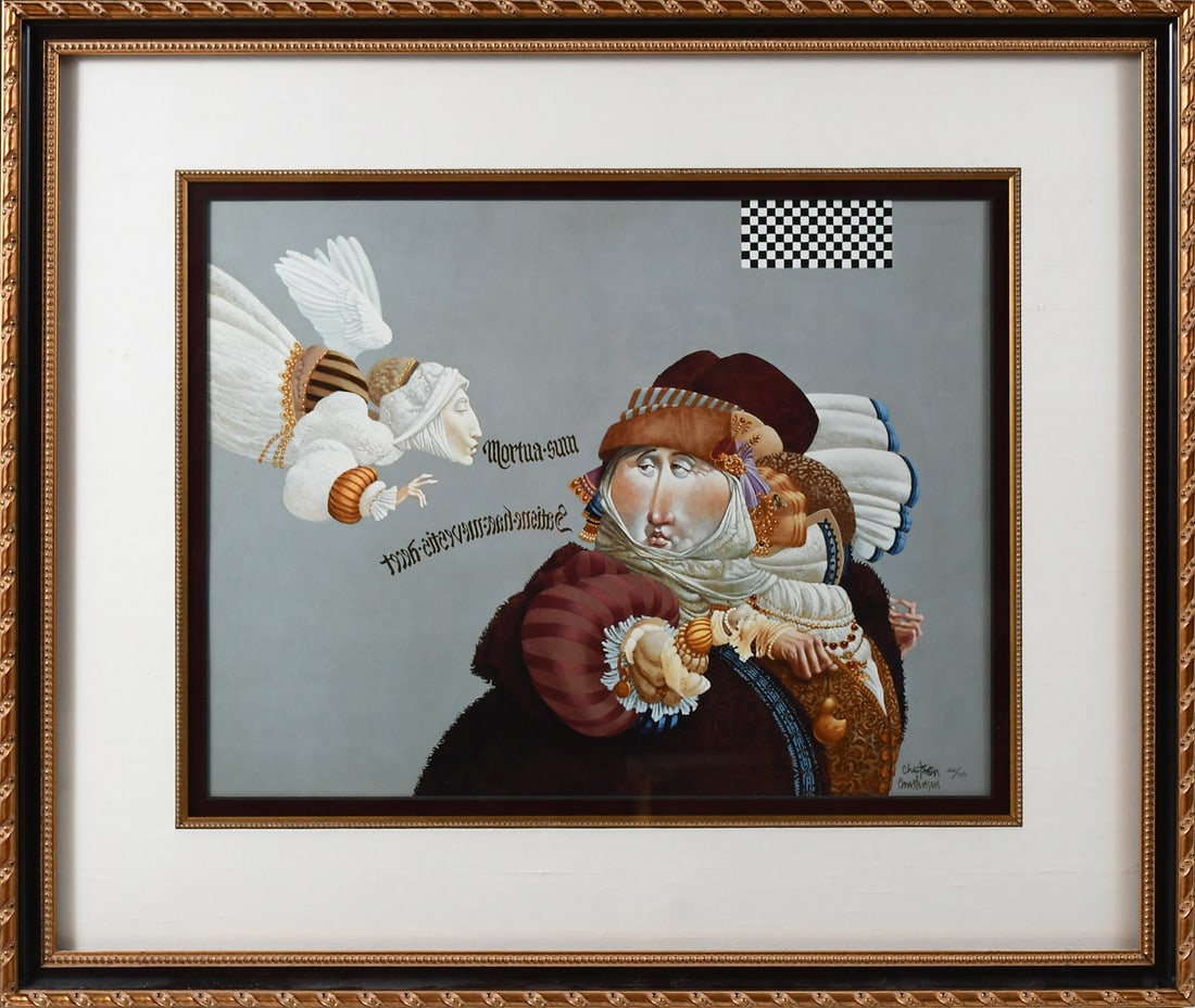 3PC. JAMES CHRISTENSEN OFFSET LITHOGRAPHS - 2