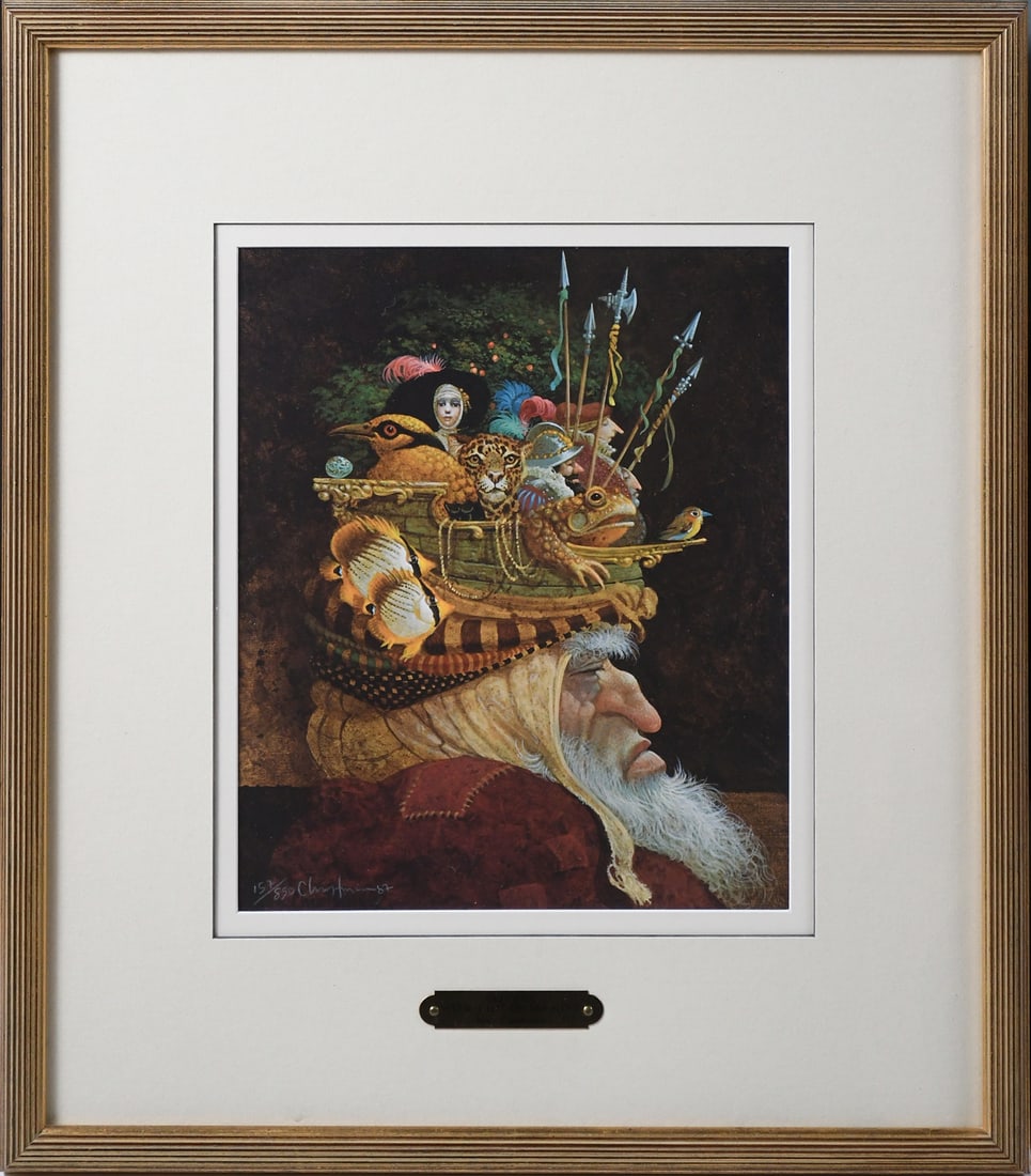 3PC. JAMES CHRISTENSEN OFFSET LITHOGRAPHS - 4