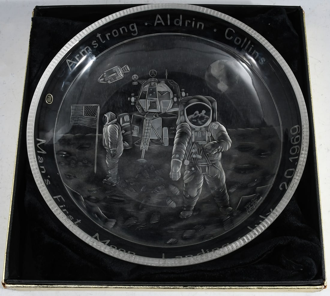 GERMAN APOLLO 11 MOON LANDING BOWL BY FRANZ STANEK (1 of 5)