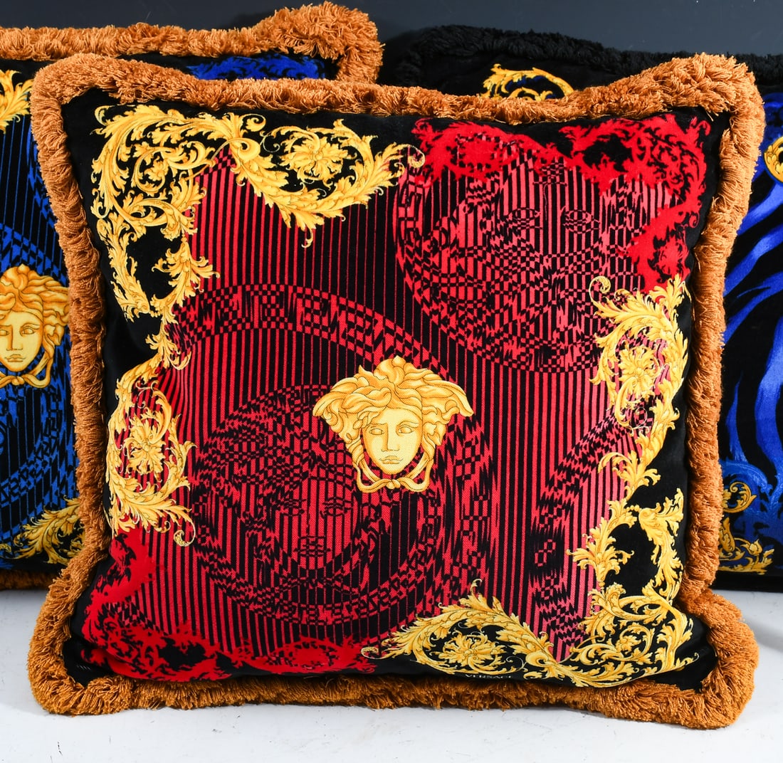 3 PC. VERSACE THROW PILLOWS - 2
