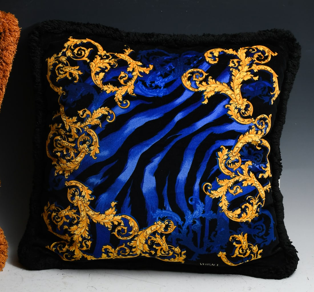 3 PC. VERSACE THROW PILLOWS - 3