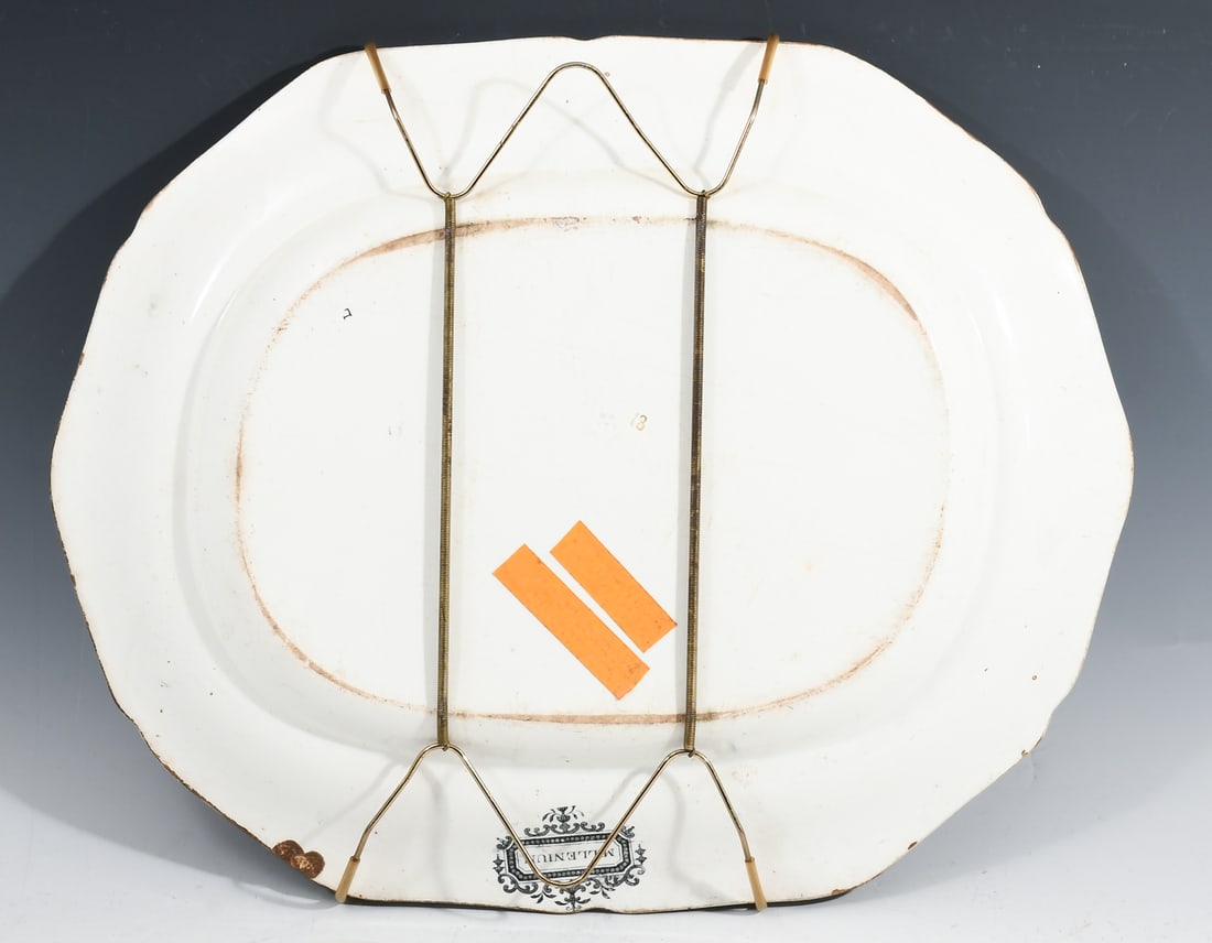 "MILLENIUM" BLACK TRANSFERWARE SERVING PLATTER - 3