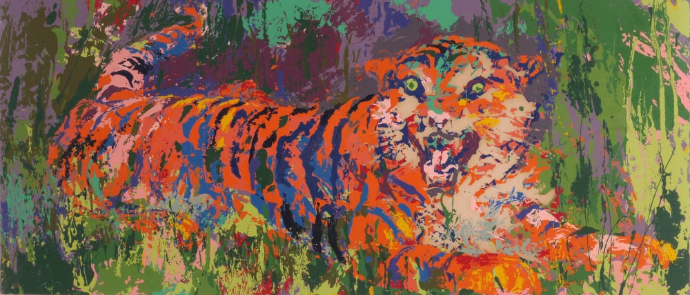 RARE LEROY NIEMAN SERIGRAPH "YOUNG TIGER" (1 of 4)