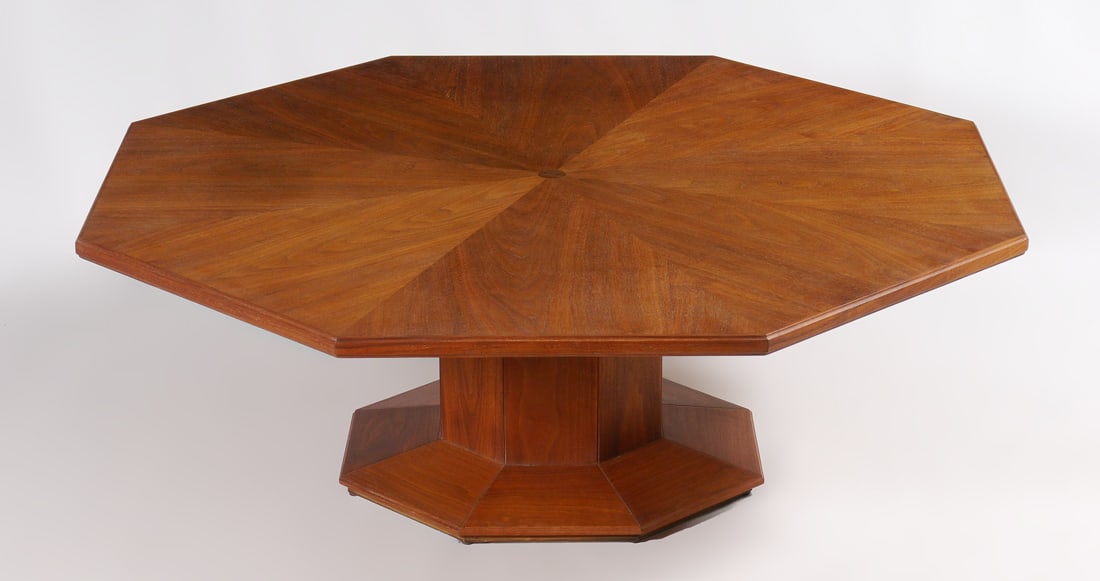 FOSTER MCDAVID MID CENTURY OCTAGONAL COFFEE TABLE (1 of 3)