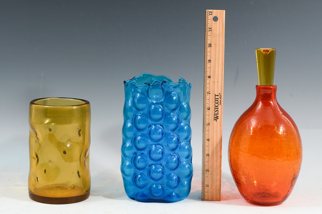 3 PC. MCM BLENKO ART GLASS (1 of 1)