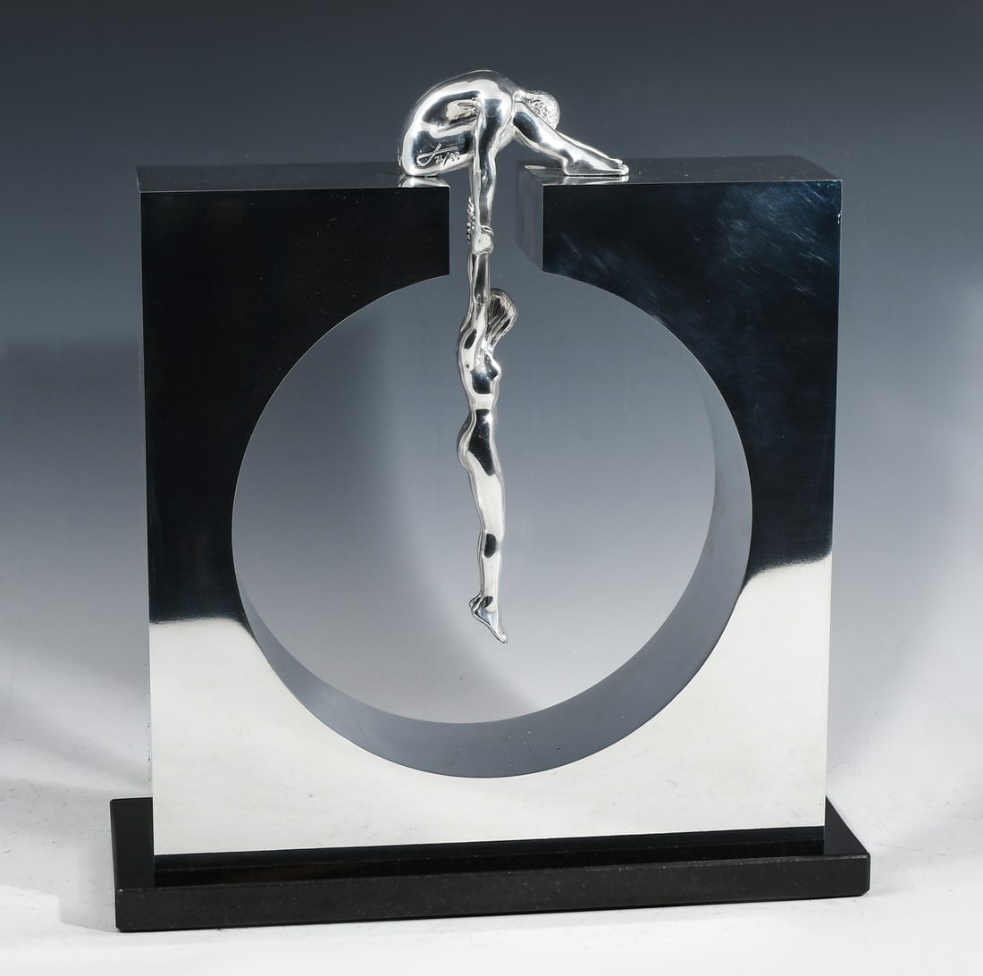 LORENZO QUINN "GRAVITY MALE" ALUMINUM SCULPTURE (1 of 6)