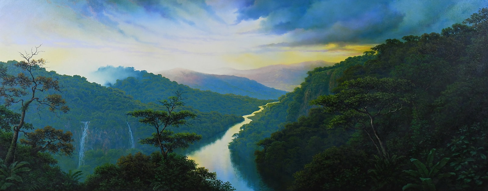 LARGE JUAN MANUEL HERNANDEZ "OROSI VALLEY" PAINTIN (1 of 5)