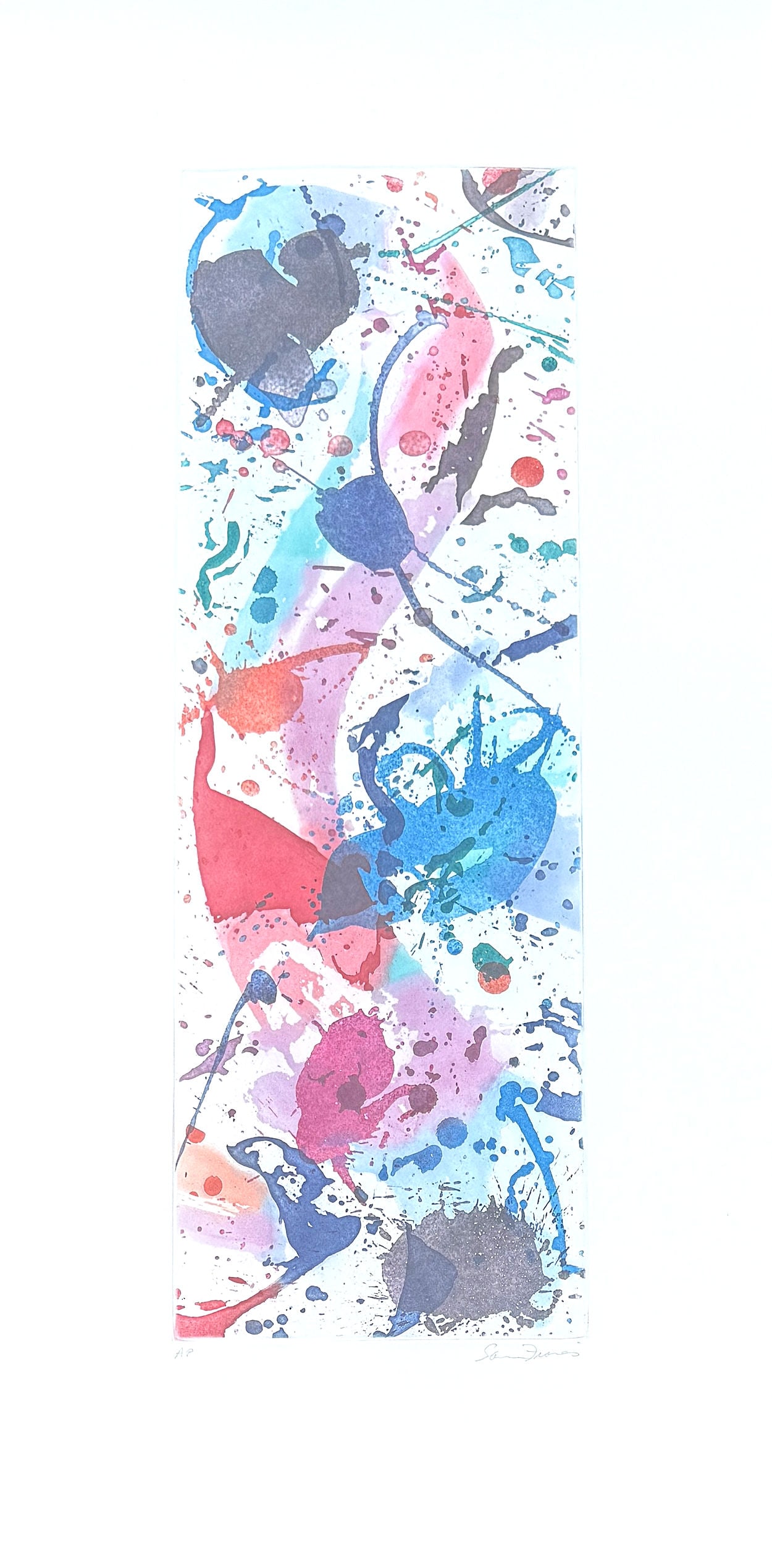 SAM FRANCIS "SFE-013" AQUATINT (1 of 1)