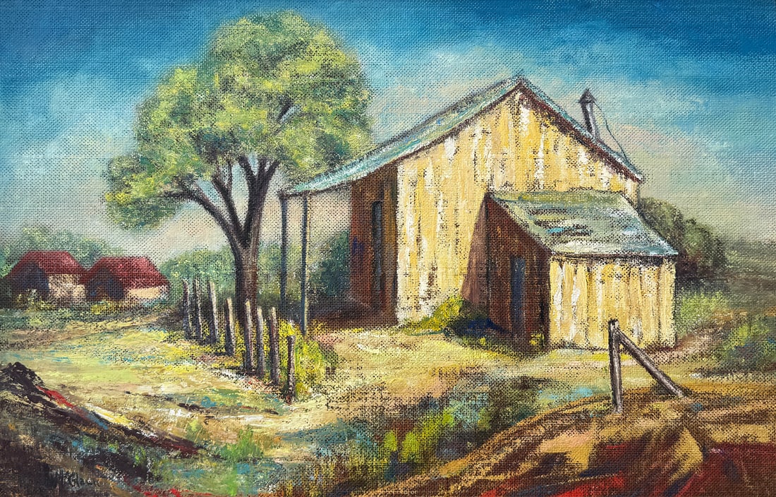 MCGLANN LANDSCAPE W/ BARN (1 of 4)