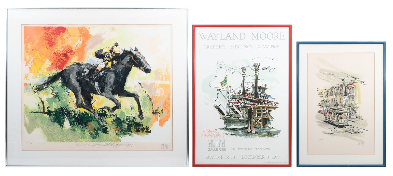 3 WAYLAND MOORE PRINTS (1 of 7)