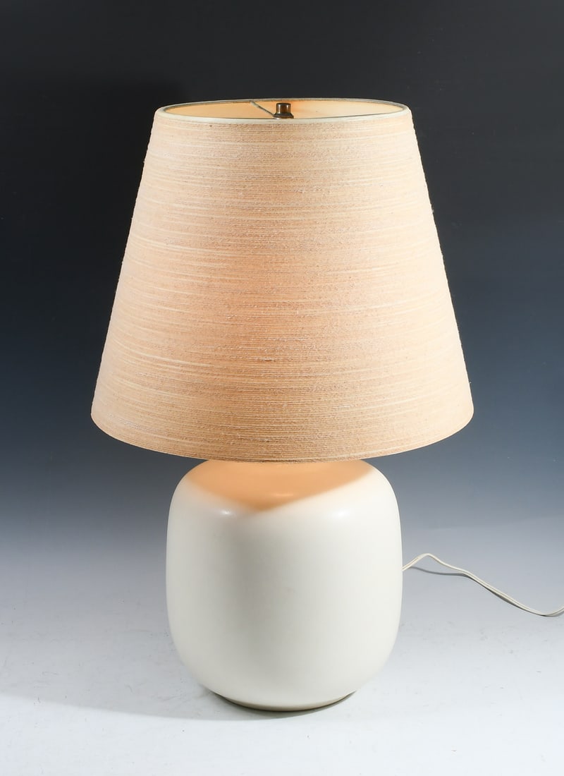 LOTTE & GUNNAR BOSTLUND STONEWARE LAMP: LOTTE & GUNNAR BOSTLUND STONEWARE LAMP: