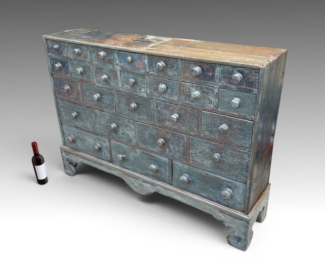 AMERICAN 19TH-CENTURY 26 DRAWER APOTHECARY CHEST (1 of 1)