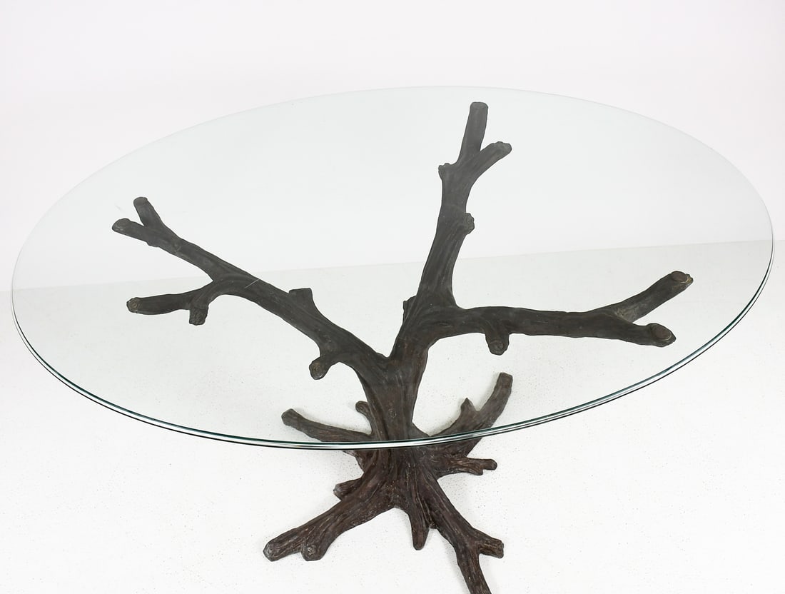 BRONZE TREE FORM TABLE BASE - 4