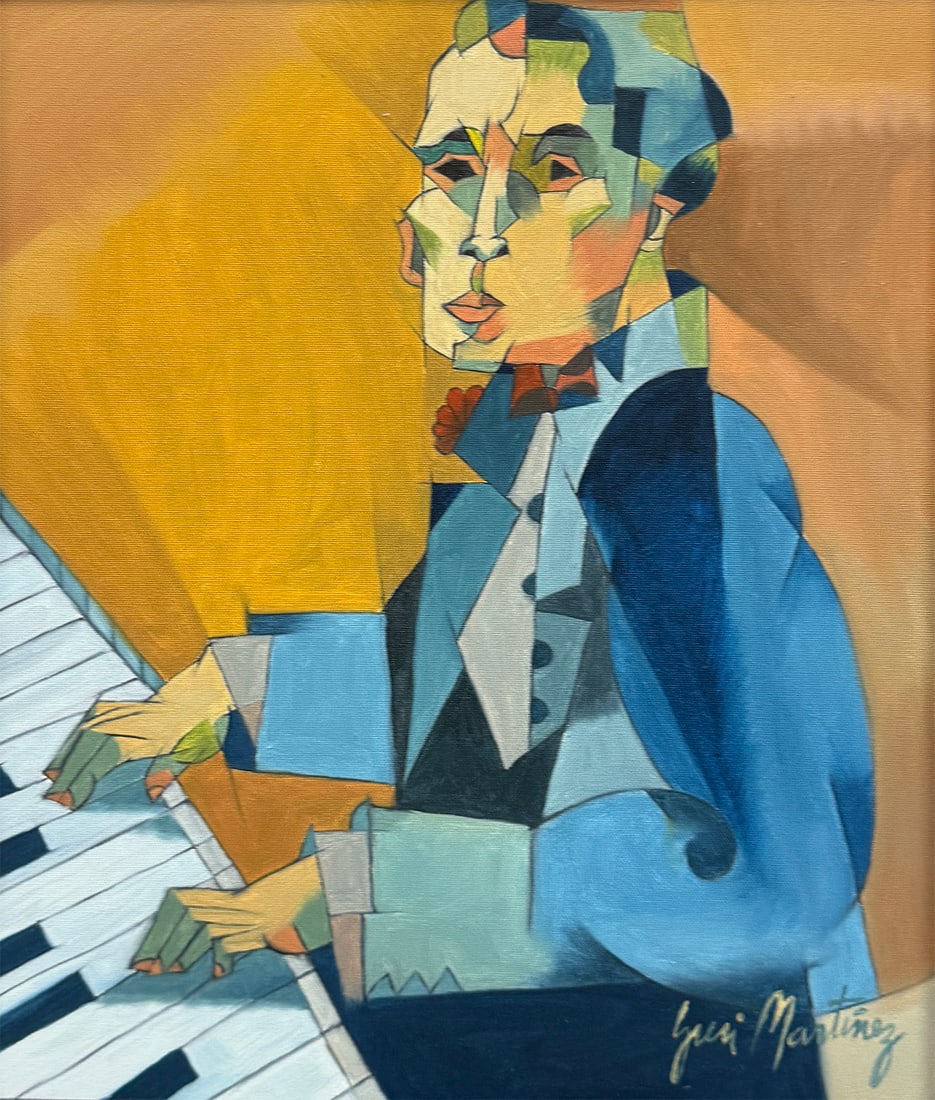 YURI MARTINEZ RAMOS PAINTING "FROM THE PIANO" (1 of 4)