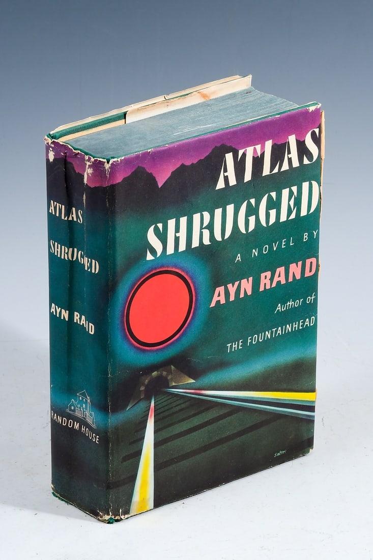 FIRST PRINTING COPY OF AYN RAND'S "ATLAS SHRUGGED" (1 of 5)