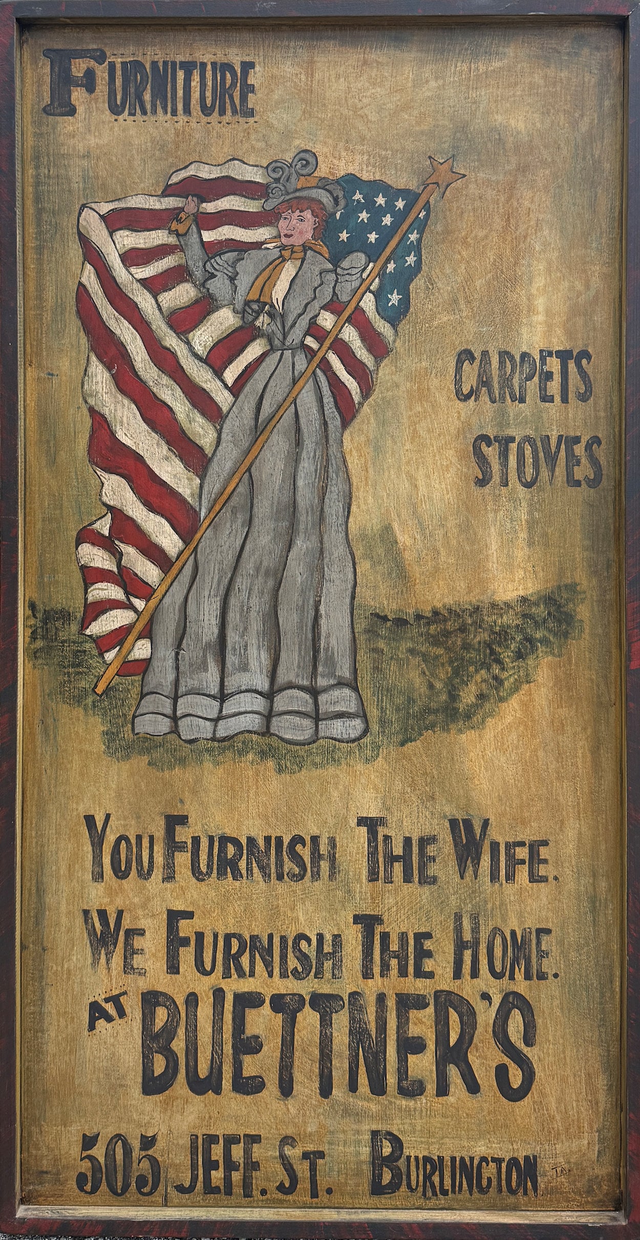 KATHY GRAYBILL BUETTNER'S ADVERTISMENT SIGN (1 of 2)