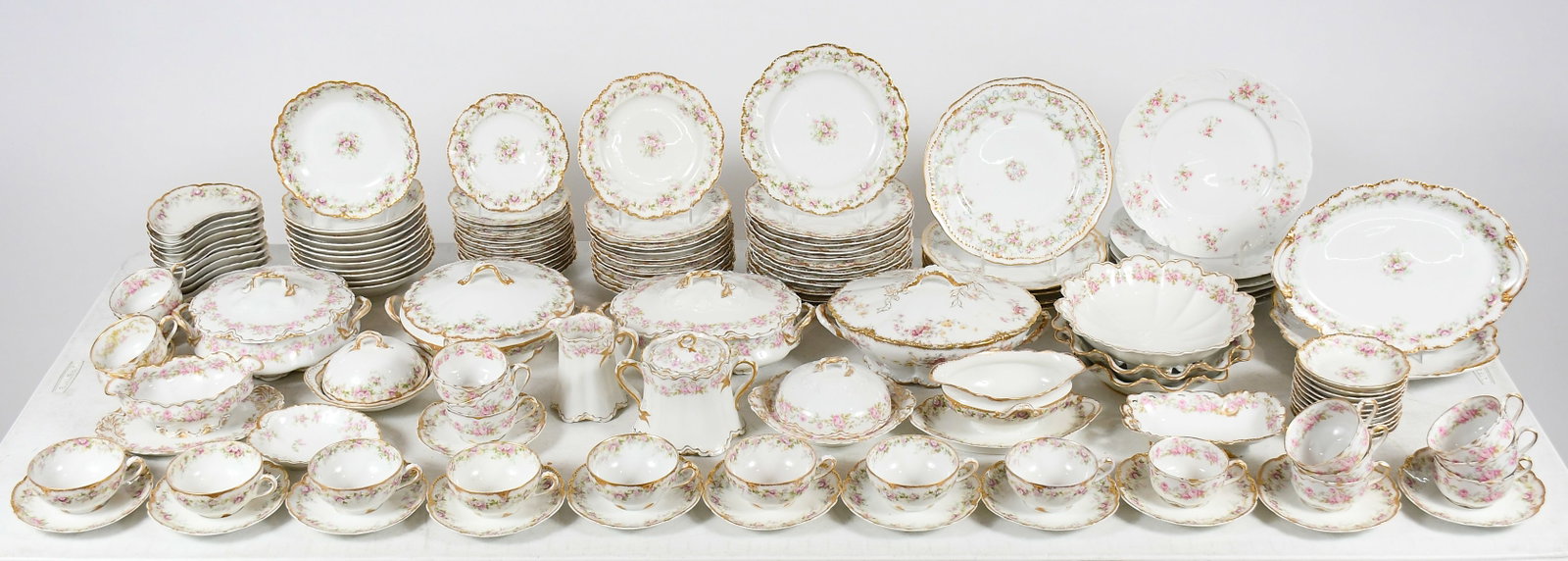 LARGE LIMOGES HAVILAND DINNER SERVICE (1 of 10)