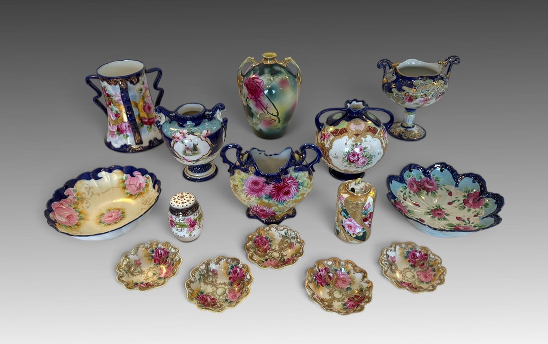 LOT OF NIPPON AND NIPPON-STYLE PORCELAIN (1 of 1)