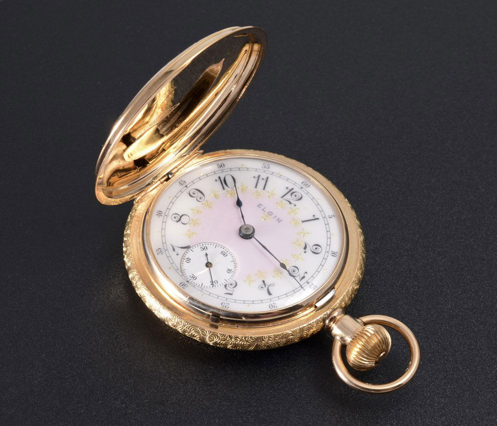 elgin gold pocket watch