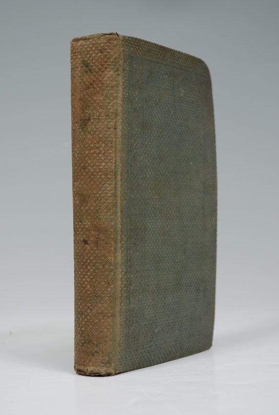 1834 GUTZLAFF SKETCH OF CHINESE HISTORY BOOK W/MAP: GUTZLAFF, Charles D., (German, 1803-1851): ''A Sketch of Chinese History, Ancient and Modern'', volume II only of the 2 volume set. Published 1834 by John P. Haven, New York. Green pebbled cloth cover