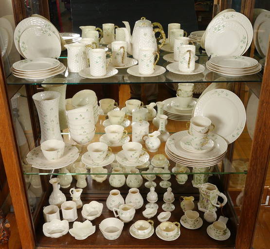 84 Piece Assembled Collection Of Belleek China