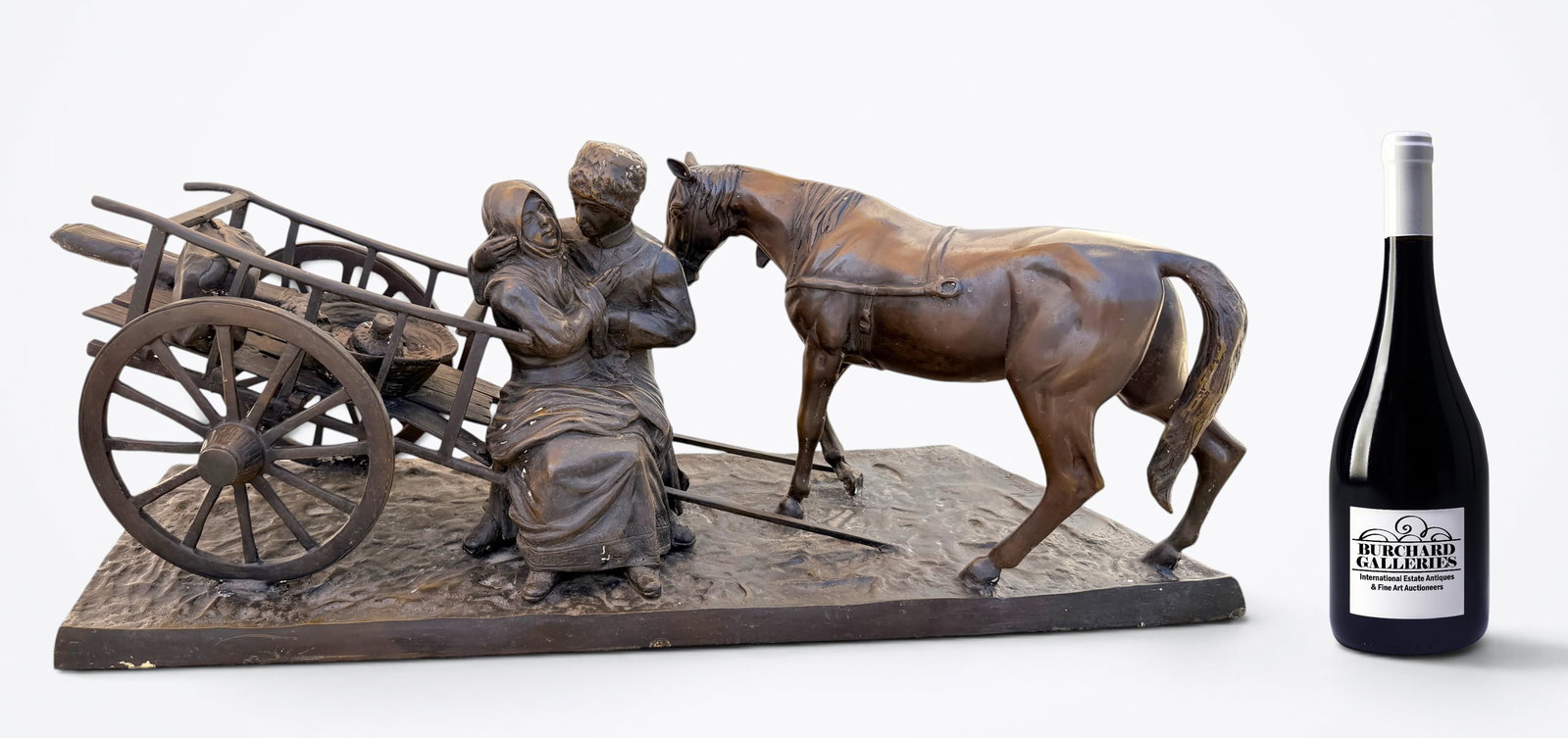 LARGE RUSSIAN SCHOOL BRONZE GROUPING (1 of 5)