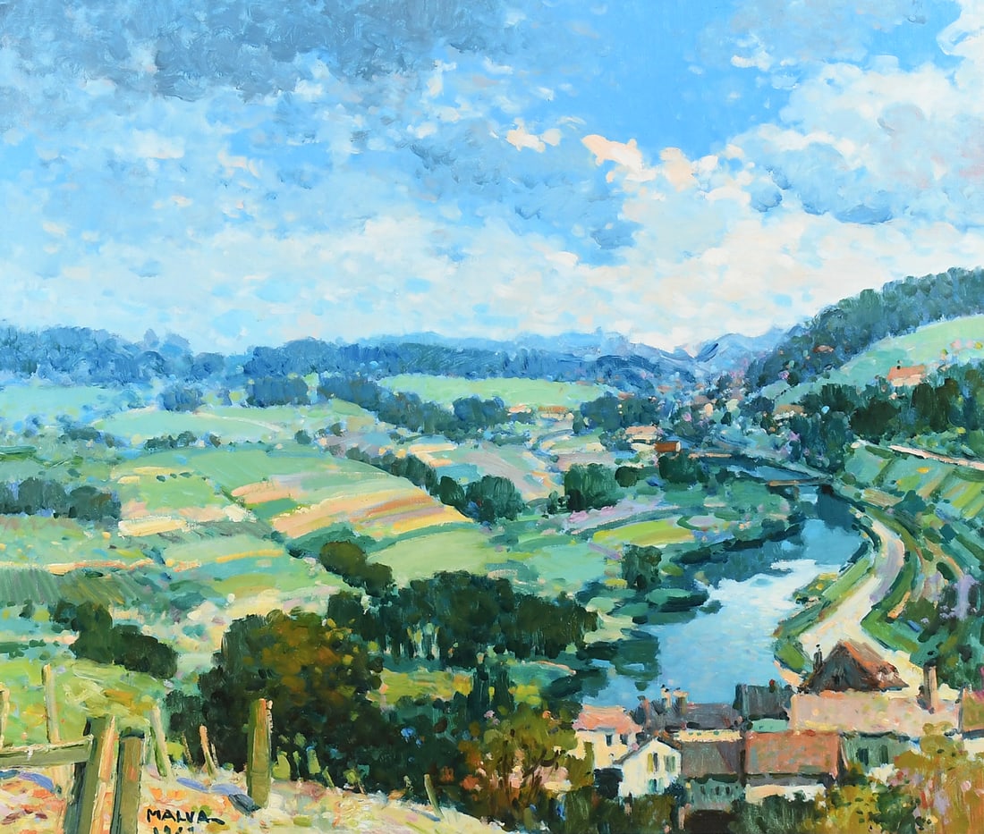 OMAR MALVA IMPRESSIONIST STYLE LANDSCAPE PAINTING (1 of 4)