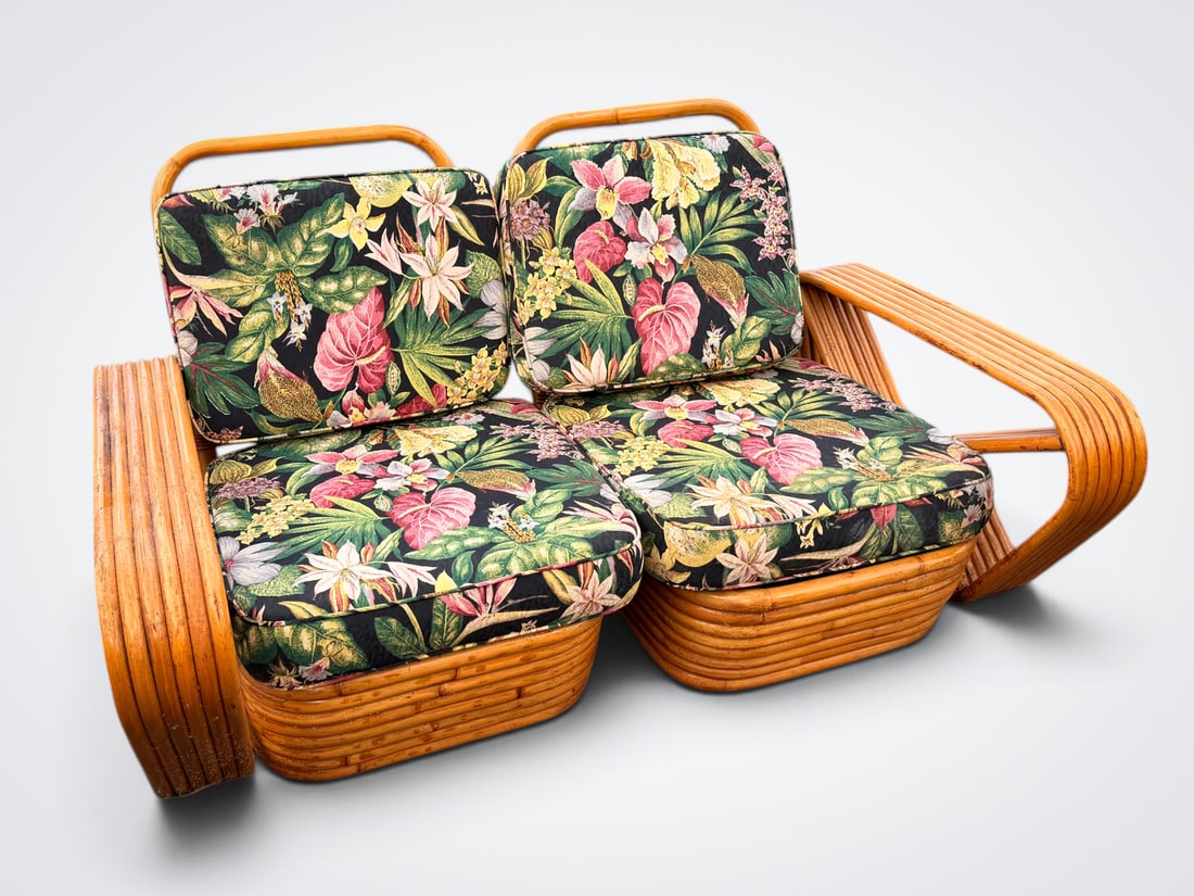 FRANKL 2PC. SETTEE DARK CUSHIONS: FRANKL 2PC. SETTEE DARK CUSHIONS: