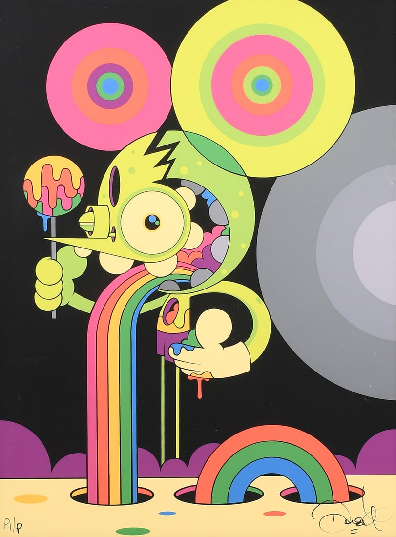 ORIGINAL DALEK "TASTE THE RAINBOW 1" SCREENPRINT (1 of 7)