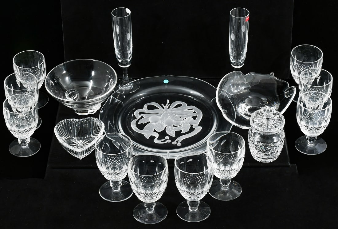 17 WATERFORD, BACCARAT, STEUBEN, & TIFFANY CRYSTAL (1 of 8)