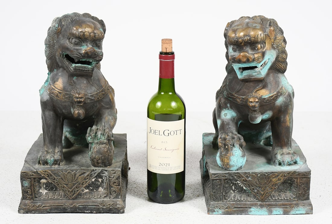 PR. ASIAN BRONZE FOO LIONS (1 of 3)