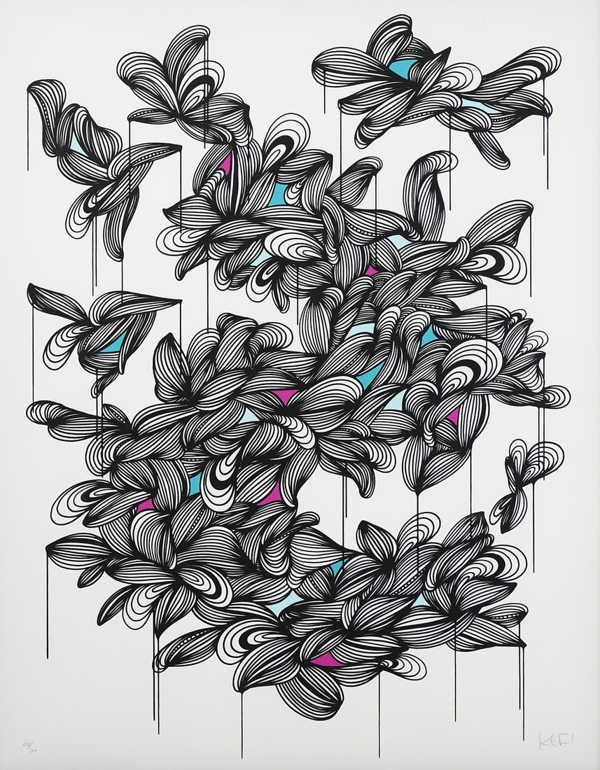 ORIGINAL KEF! "HAPPINESS DEEP INSIDE #1" SCREENPRINT (1 of 7)