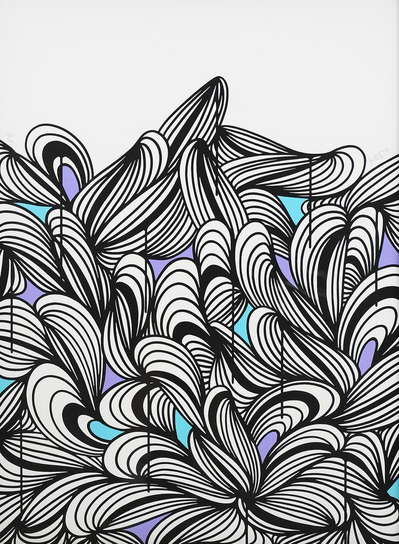 ORIGINAL KEF! "CALM TRANSITION #10" SCREENPRINT (1 of 7)
